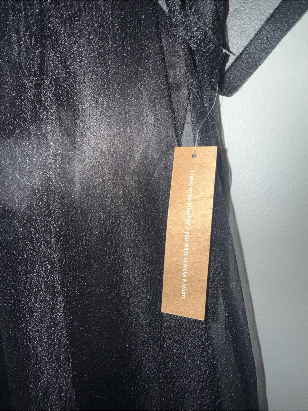 NEW Few Moda Caara Black Melody Sheer Organza Overlay Maxi Dress Back Bow - Picture 8 of 13